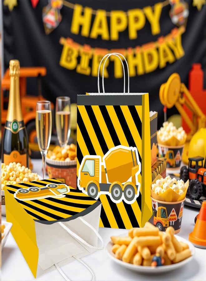 BQK 16 Pcs Construction Party Bags with Handles Construction Party Decorations - Image 4